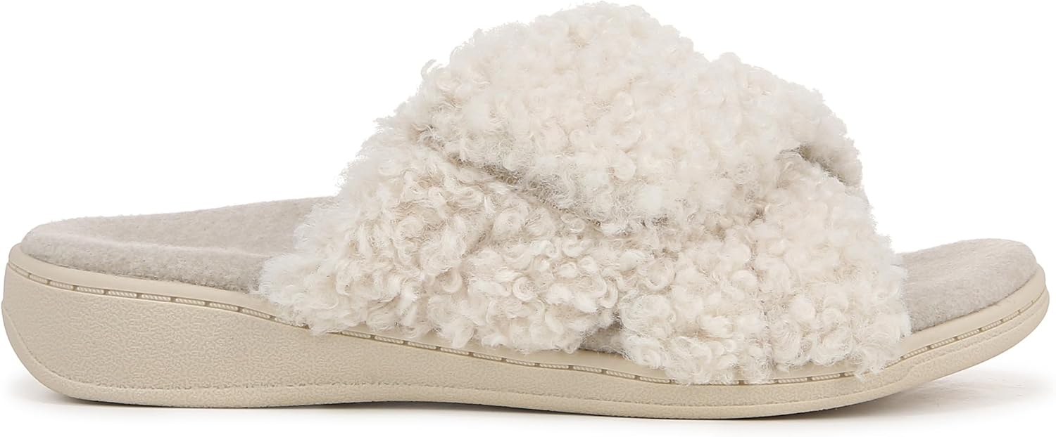 Vionic Women's Relax II Faux Fur Slippers NW/OB