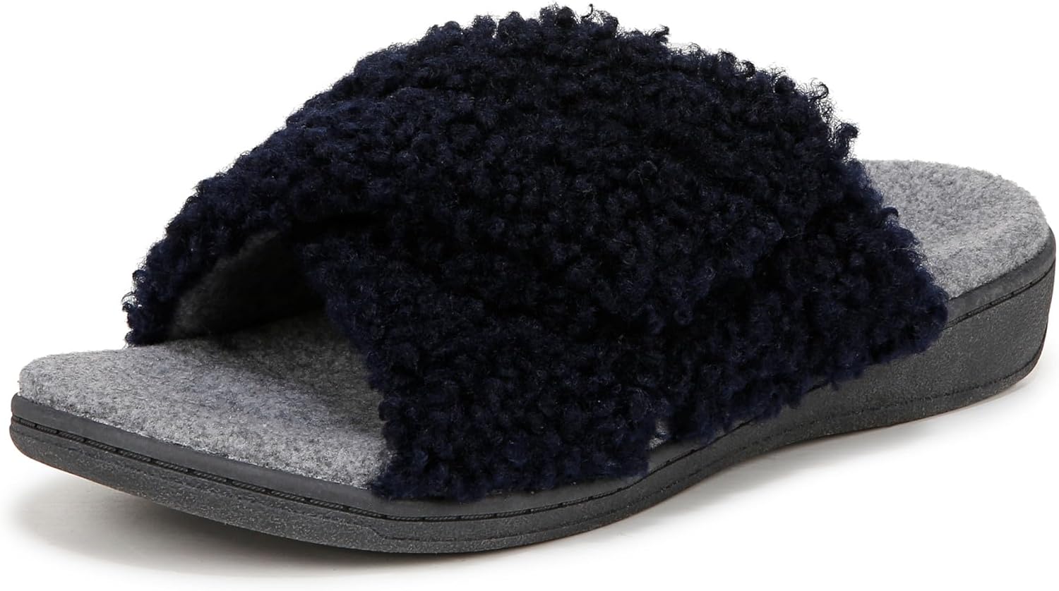 Vionic Women's Relax II Faux Fur Slippers NW/OB