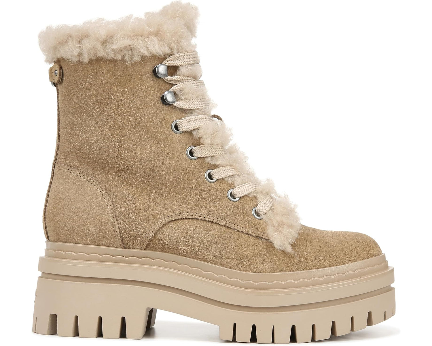 Sam Edelman Women's Kyler 2 Faux Shearling Platform Booties NW/OB