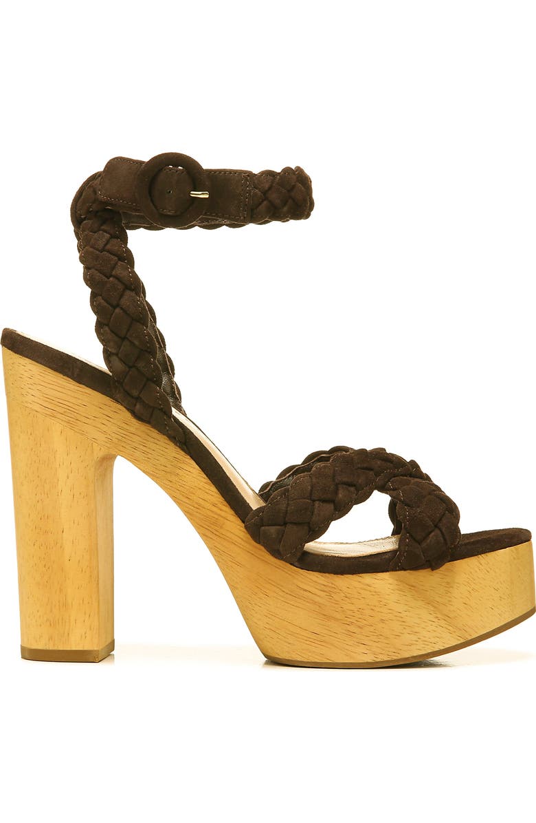 Veronica Beard Women's Gael Braided Ankle-Strap Platform Sandals NW/OB