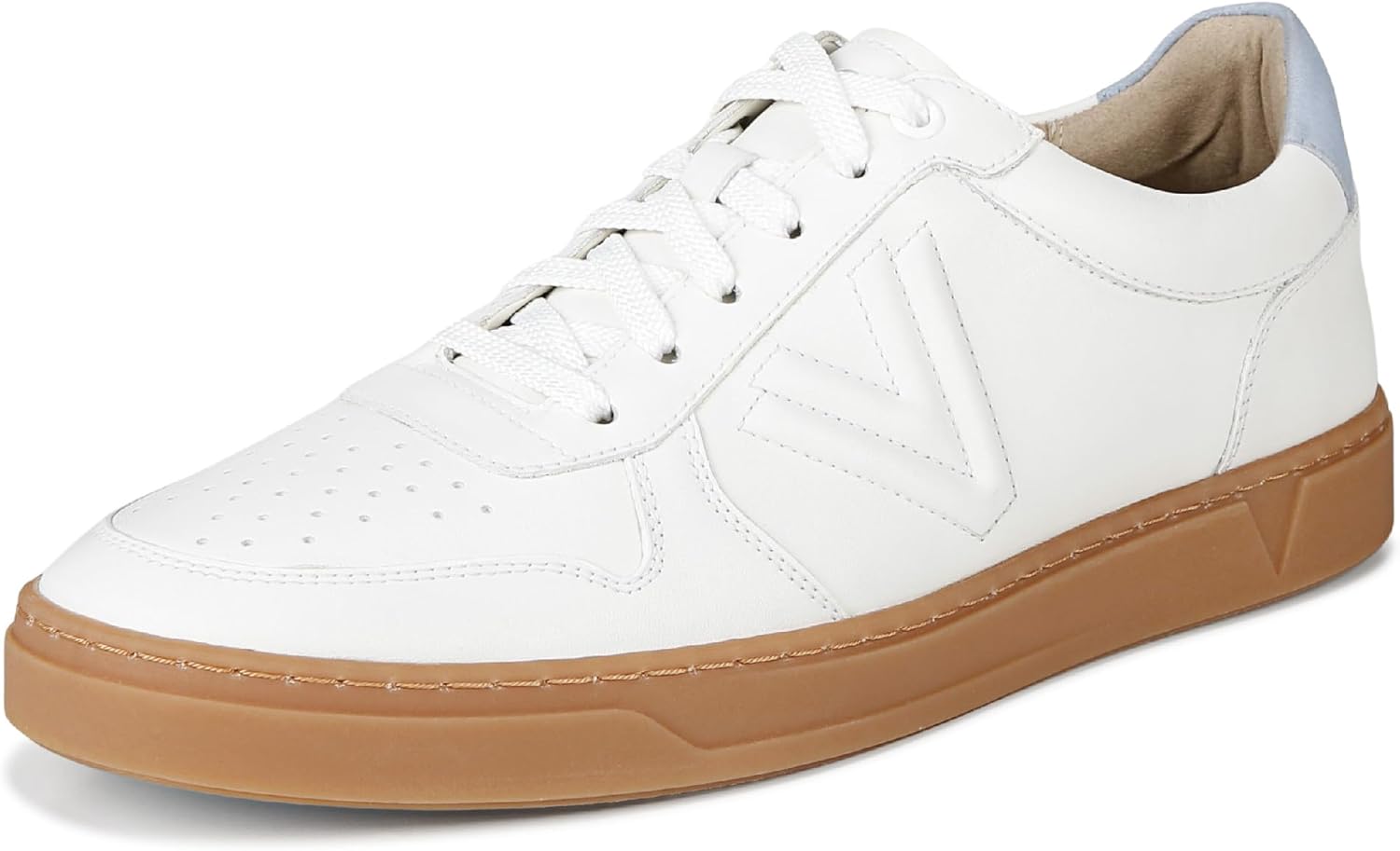 White Skyway Suede