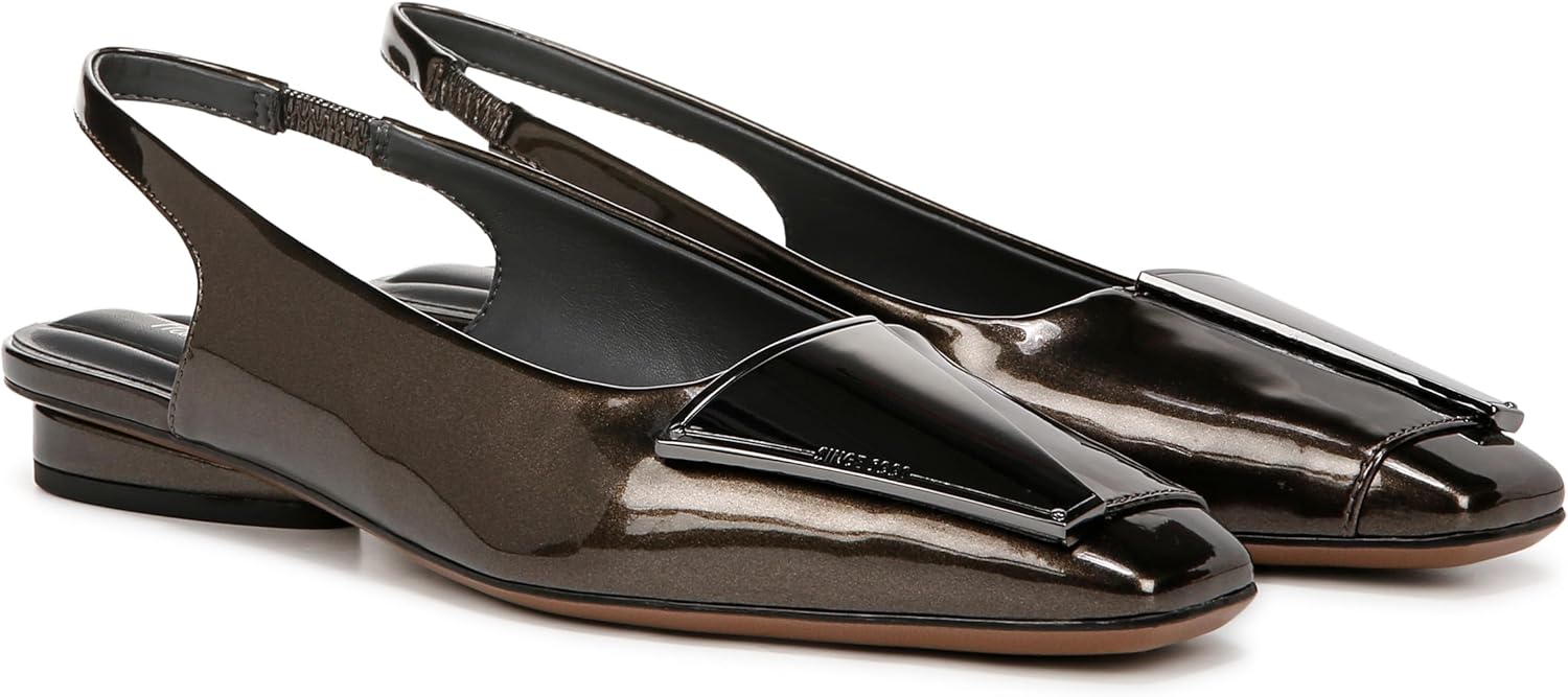 Gunmetal Patent Faux Leather