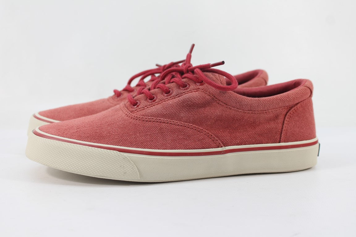 Sperry Top-Sider Striper II CVO Twill Men's Red Sneaker 9M(SPRRY1056)