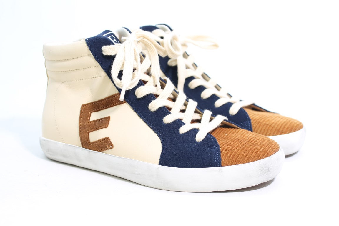 Eggshell/Mustard/Baltic Navy