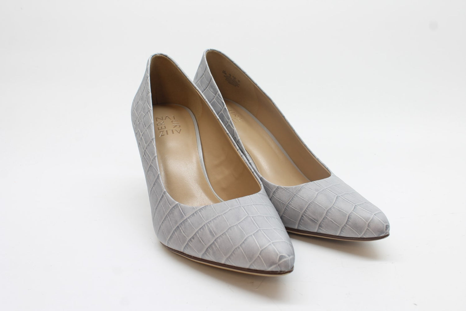 Grey Croc Print