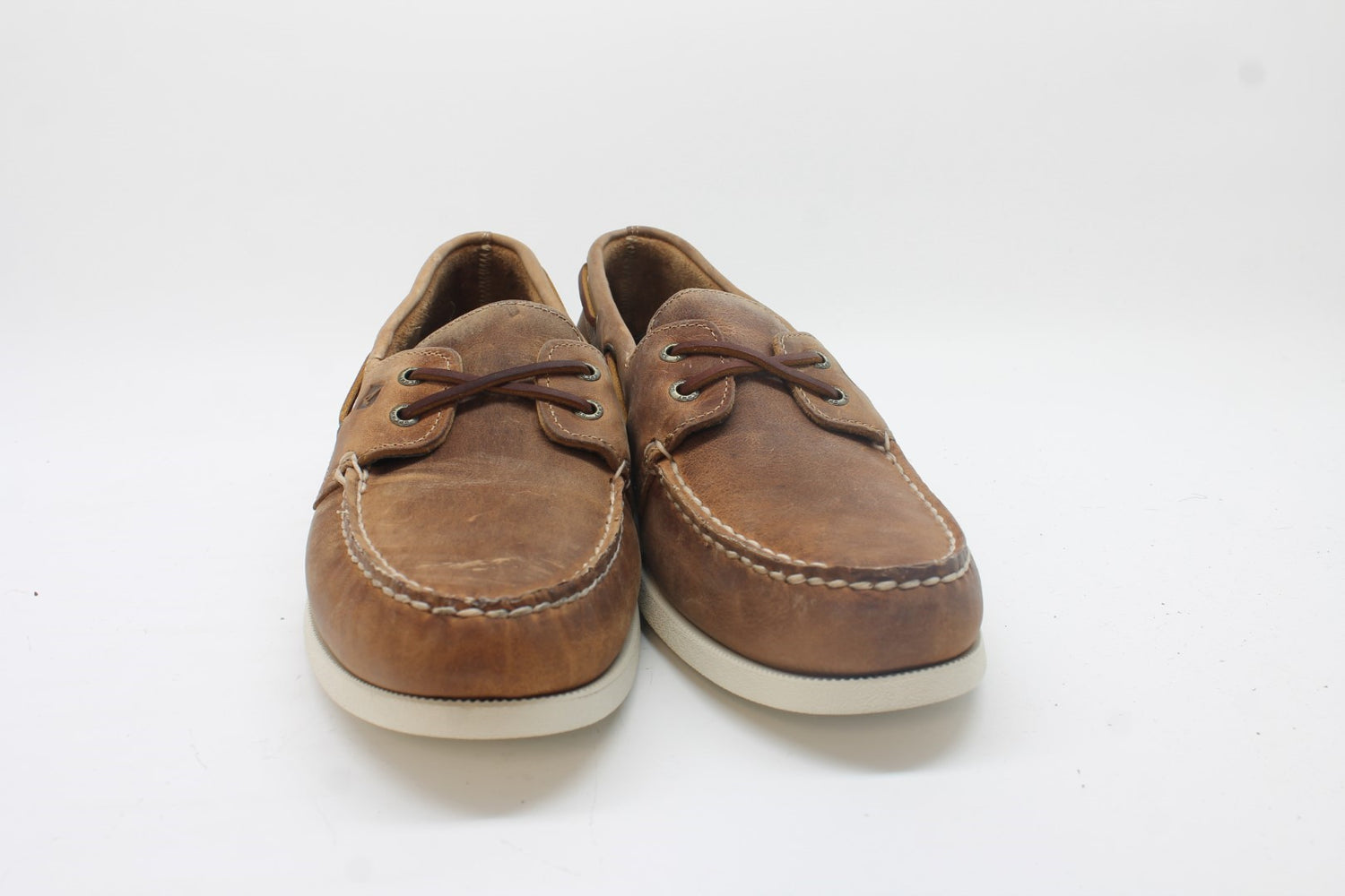 Sperry Top-Sider Men's A/O Cross Lace Boat Shoes Preowned4