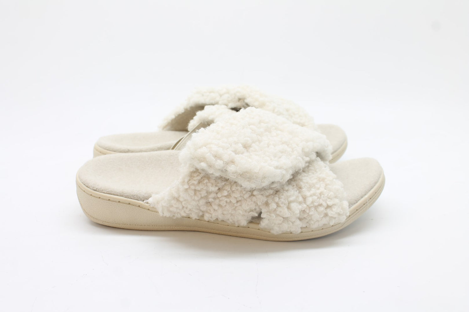 Vionic Relax II Faux Fur Women's Slippers, Floor Sample