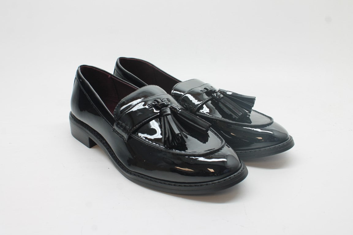 Black Faux Patent