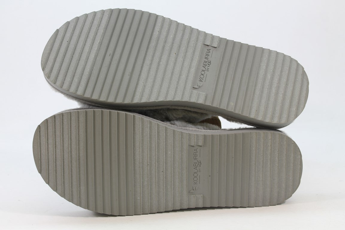 Koolaburra by Ugg Ballia Women's Grey Slippers 10M(ZAP13482)