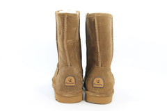 Bearpaw Emma Women's Tan Smooth Boots 9M(ZAP18664)