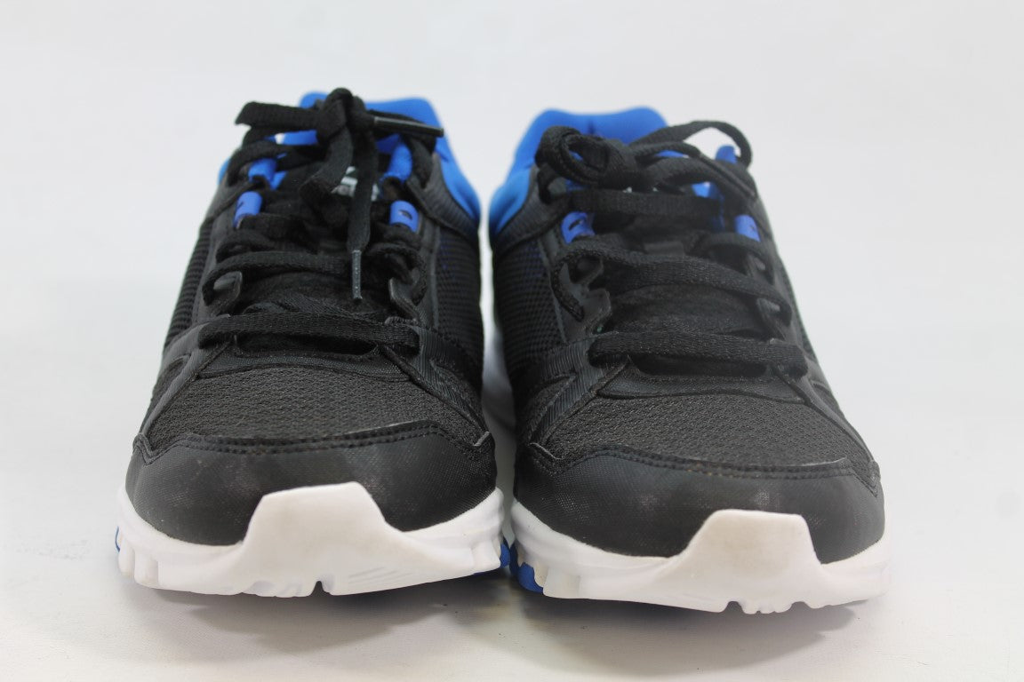 Reebok Yourflex Men's Black/Vital Blue/White Sneakers 7.5M(ZAP7752)