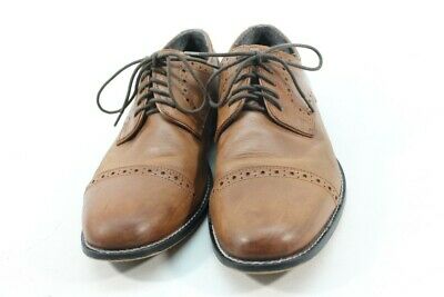 Nunn Bush Men's Norcross Cap Toe Cognac Oxford 10M