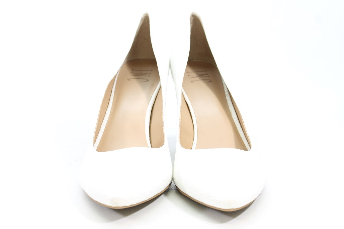 INC Zitah Women's White Pumps 9.5M(ZAP14678)